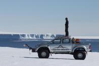 <p>The expedition used two Arctic Trucks AT44, one 4x4 and one 6x6.</p>