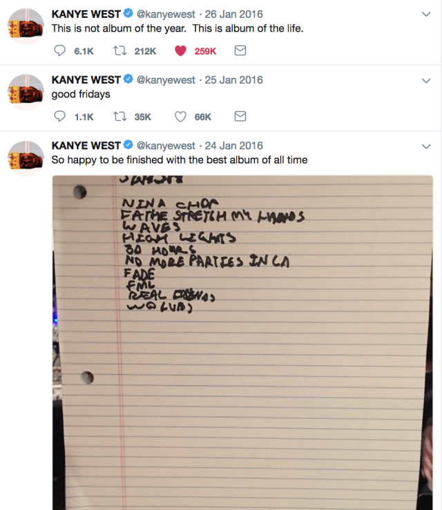 We Saved Some Classic Kanye West Tweets Before He Just Deleted Them Forever