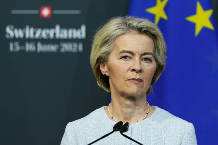 Von der Leyen is seeking a second term as president of the European Commission (Dimitar DILKOFF)