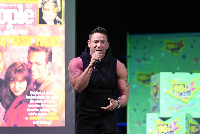 <p>Stephen Lovekin/ Shutterstock</p> Jeff Timmons at 90s Con