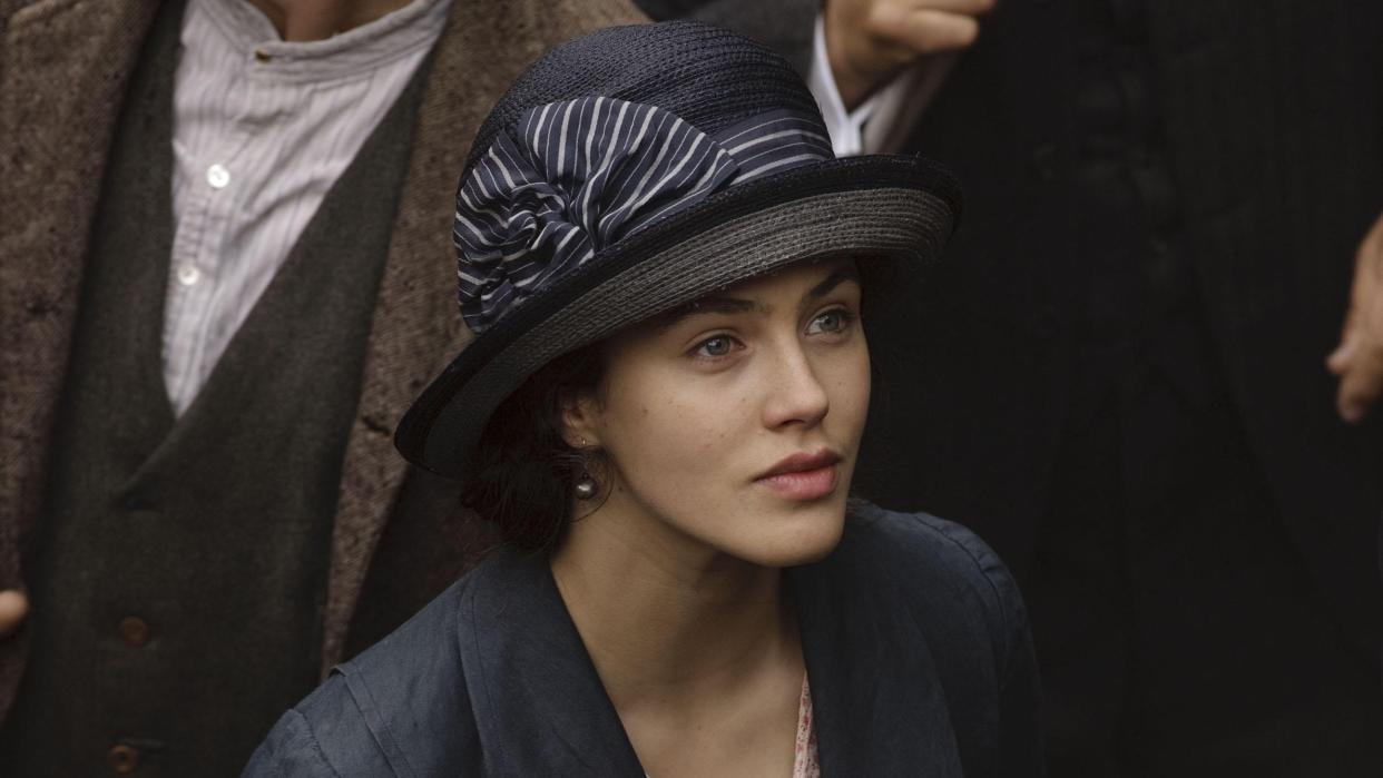   Jessica Brown-Findlay as Lady Sybil in Downton Abbey. 