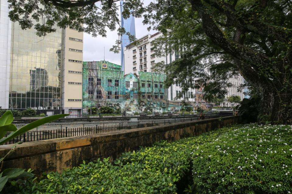 A general view of downtown Kuala Lumpur during a media tour November 9, 2023. — Picture by Yusof Mat Isa