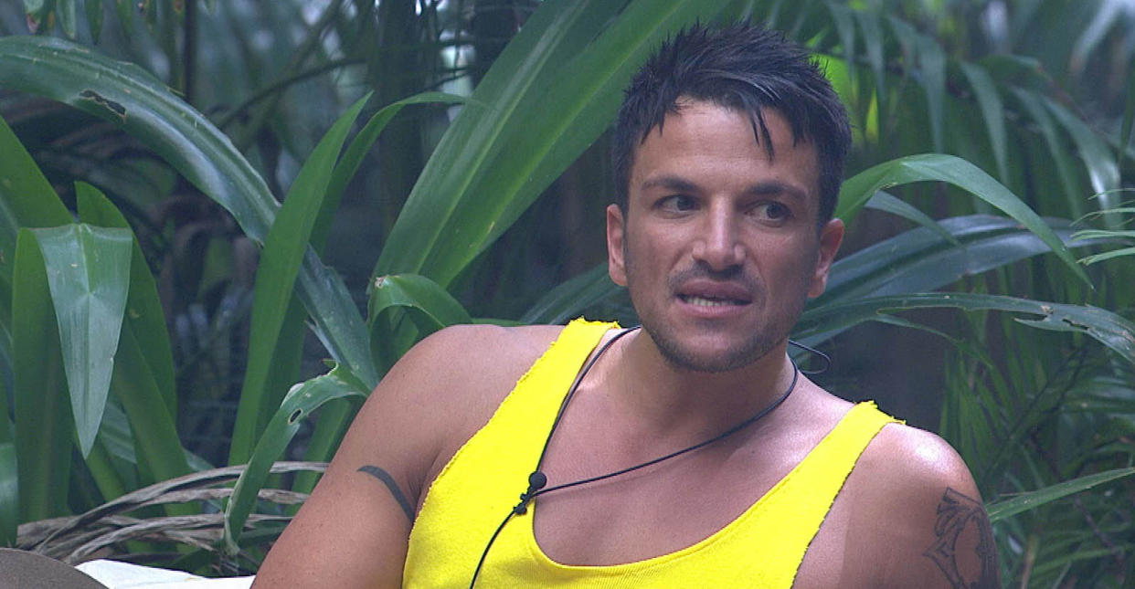 Peter Andre first entered the jungle in 2004 (REX).