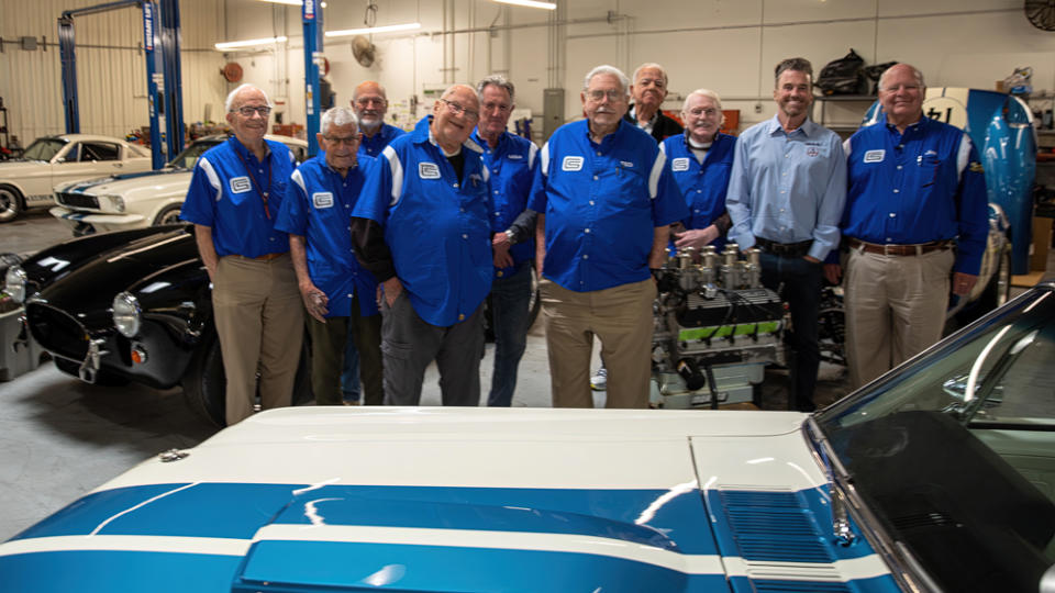 The Original Venice Crew in their automotive-restoration shop in Southern California.