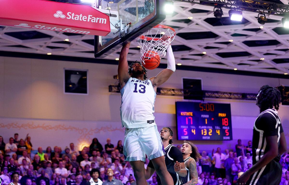 Kansas State basketball score updates vs. Miami Wildcats fall, 9183