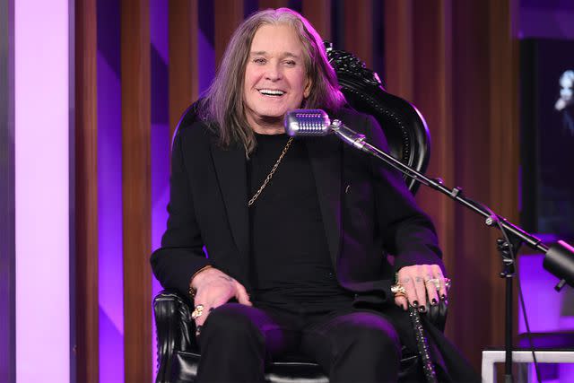 Matt Winkelmeyer/Getty Ozzy Osbourne at SiriusXM Studios in July 2022