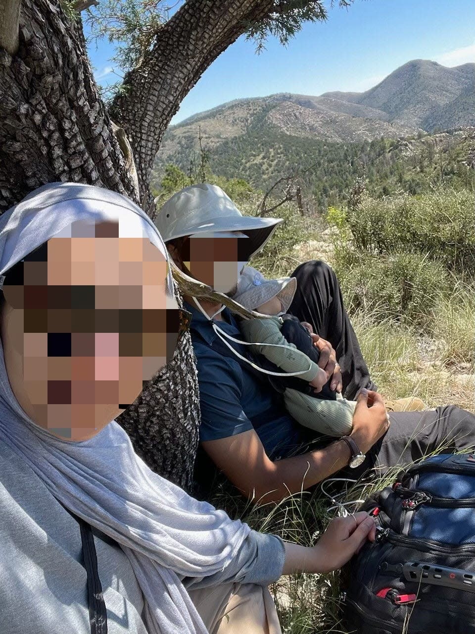 A family of hikers, including a 3-month-old baby, were rescued after becoming stranded in Guadalupe Mountains National Park.