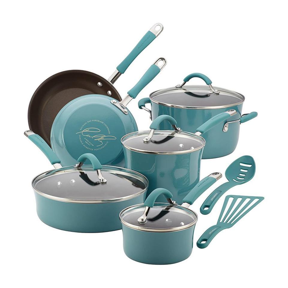 Rachael Ray Cucina Nonstick Cookware Pots and Pans Set