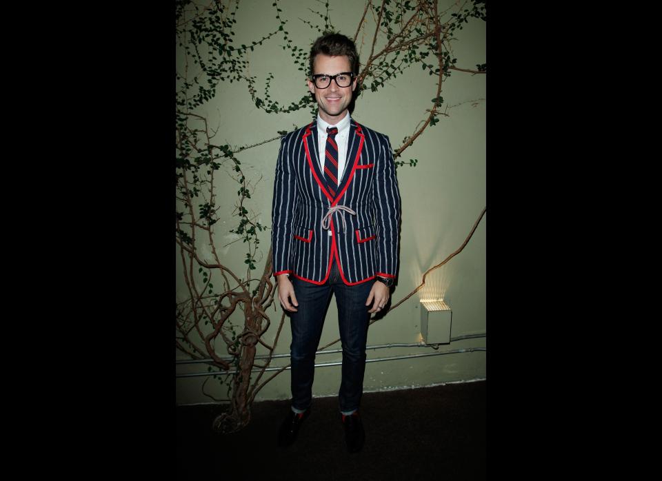 "I am thankful for being with my boyfriend of 10 years!" -- Stylist Brad Goreski (Photo: WireImage)