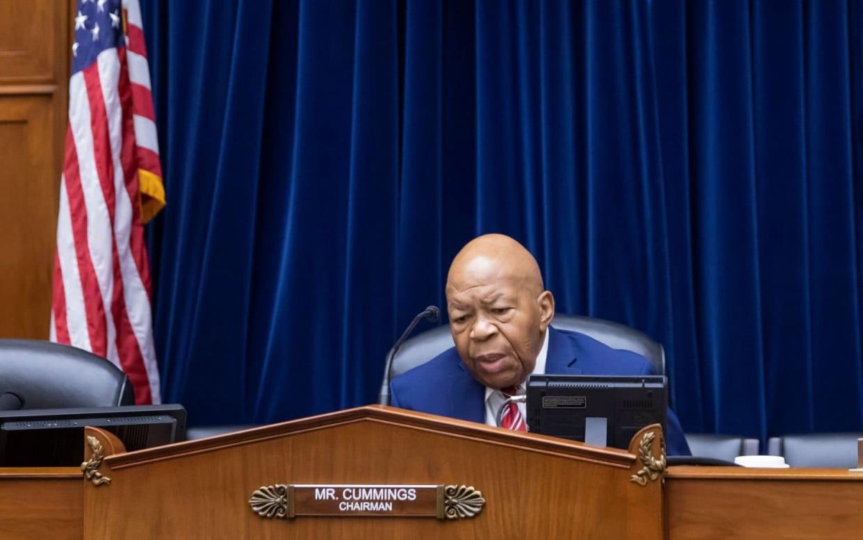 Donald Trump launched an astonishing tirade at black congressman Elijah Cummings - REX