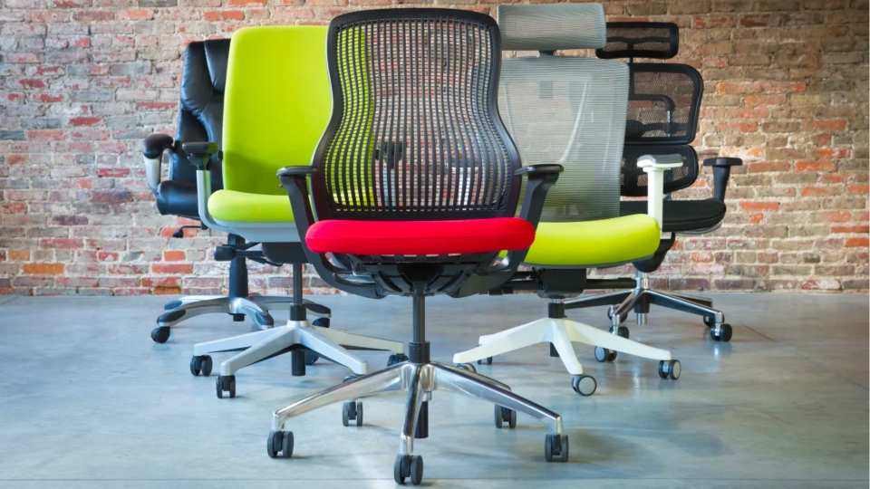 Look for lumbar and neck support for an optimal office chair.
