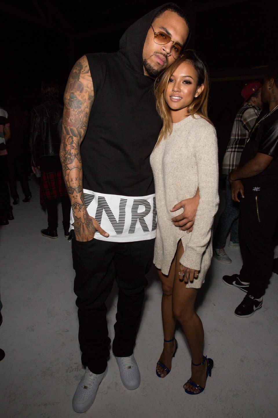 Chris Brown and Karrueche Tran