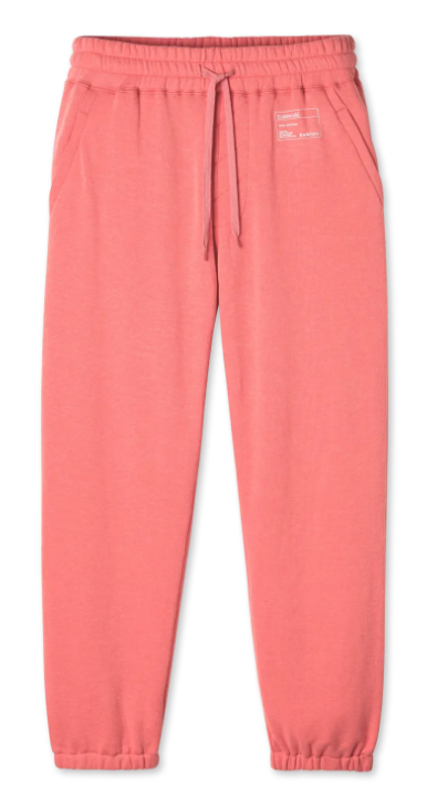 Entireworld Men's Loop Back Sweatpants in Coral