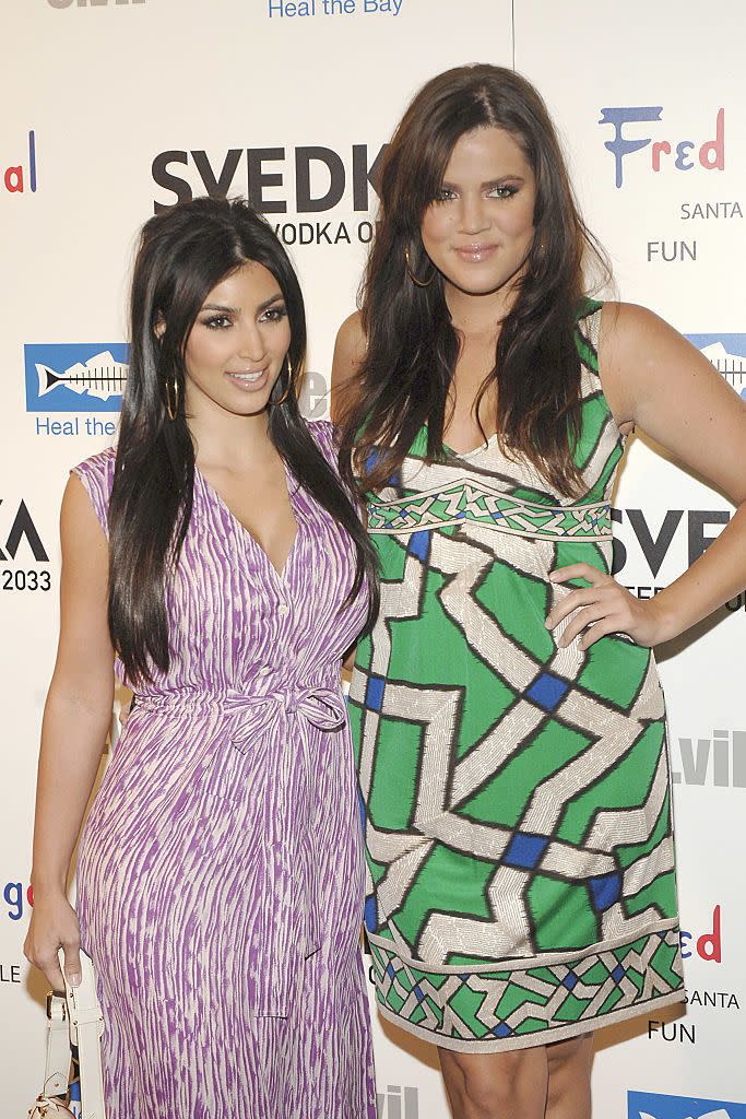 2008: Kim and Khloé Kardashian