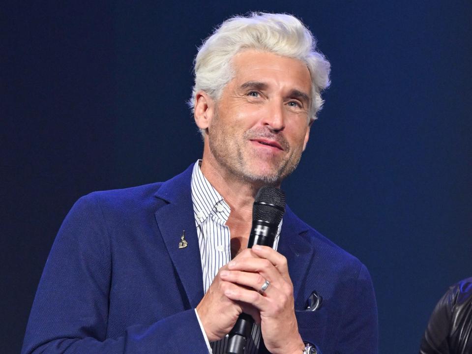 Patrick Dempsey white/platinum blonde hair D23