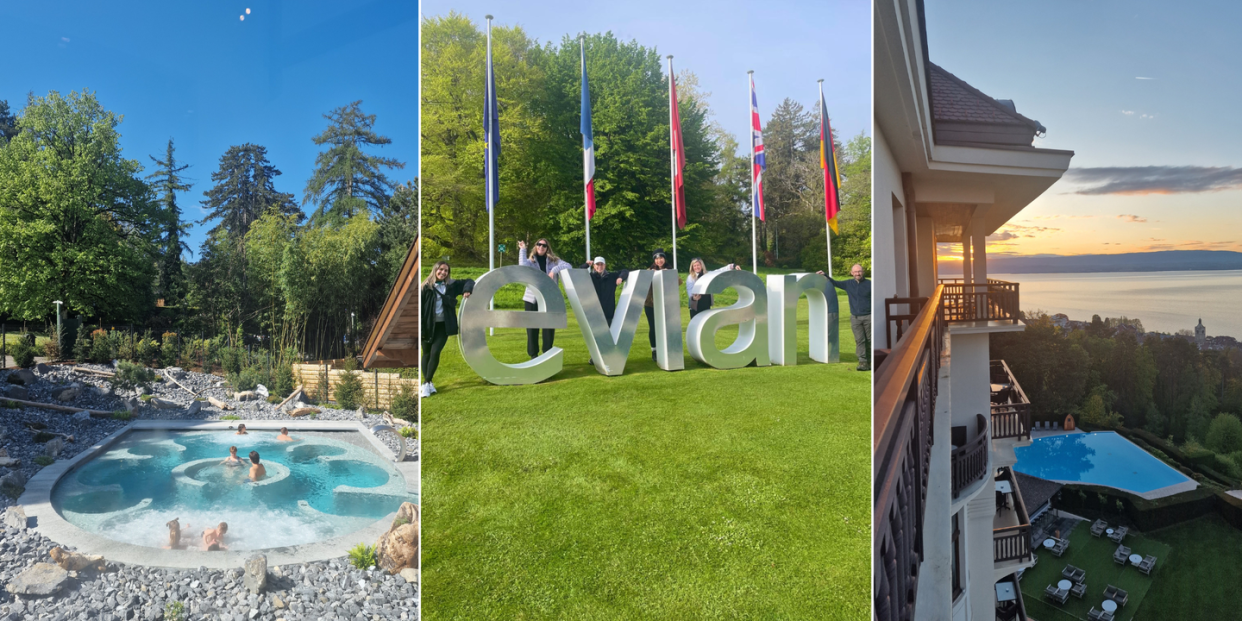 evian travel france