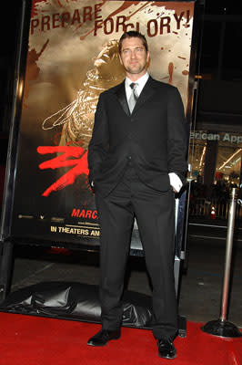 Gerard Butler at the Los Angeles premiere of Warner Bros. Pictures' 300