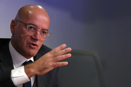 Joachim Fels, Managing Director at PIMCO, speaks during the Reuters Global Investment Outlook Summit in New York, U.S., November 13, 2018. REUTERS/Brendan McDermid