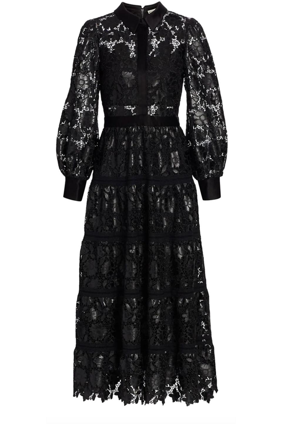 Anaya Collared Lace Shirtdress