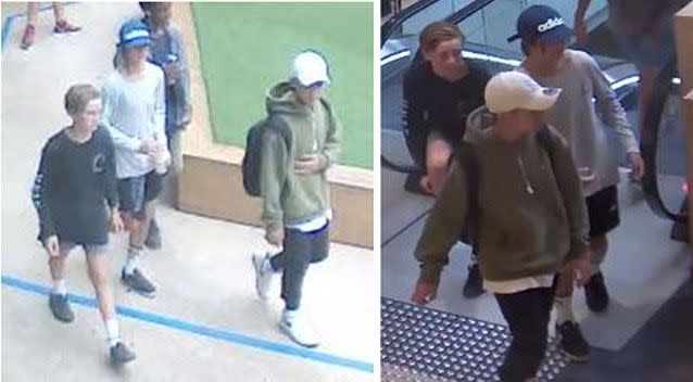 Police have released CCTV and images of a number of boys they believe may be able to assist with their enquiries. Picture: Victoria Police