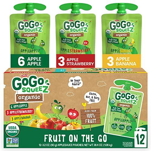 GoGo SqueeZ  Fruit On The Go, 12-Pack