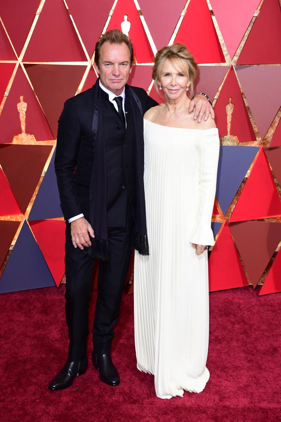 Sting and Trudie Styler