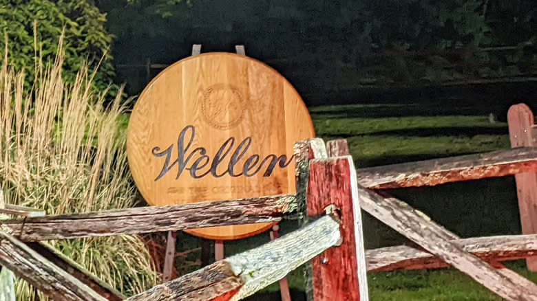 Weller logo branded barrelhead