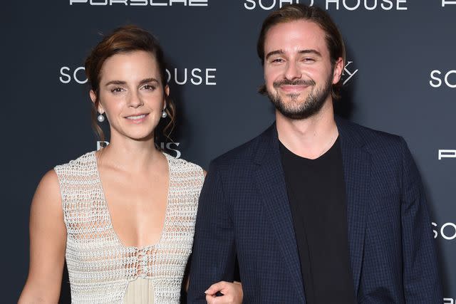 <p>Gilbert Flores/WWD via Getty</p> Emma Watson and Alex Watson