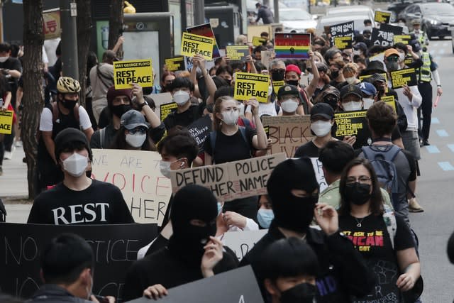 America Protests Global South Korea