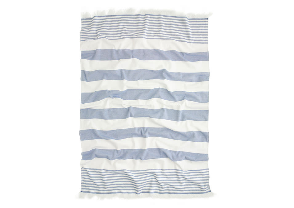 <p>Nine Space Towel, $86, <a rel="nofollow noopener" href="http://shopninespace.com/collections/beach-towels/products/carmel-stripe-beach-towel" target="_blank" data-ylk="slk:ninespace.com;elm:context_link;itc:0;sec:content-canvas" class="link ">ninespace.com</a></p>