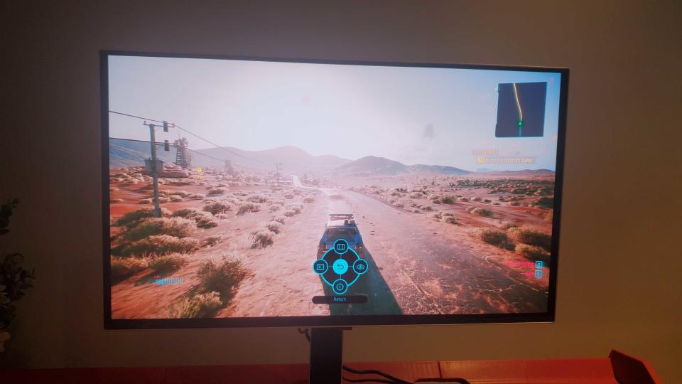 gaming monitor menu