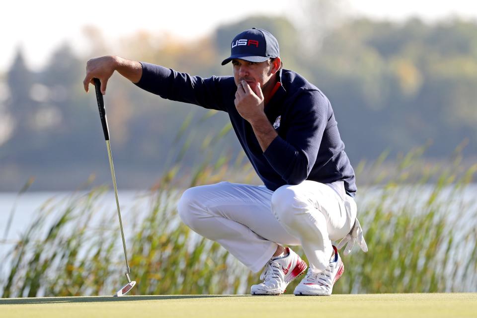 Brooks Koepka during the 2016 Ryder Cup.