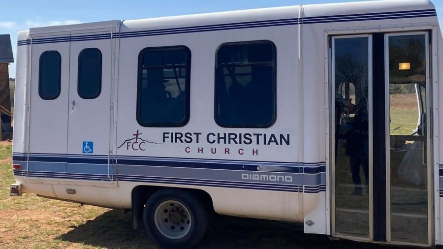 Image of the missing church bus in Barber County (Photo provided by Barber County Sheriff's Office)
