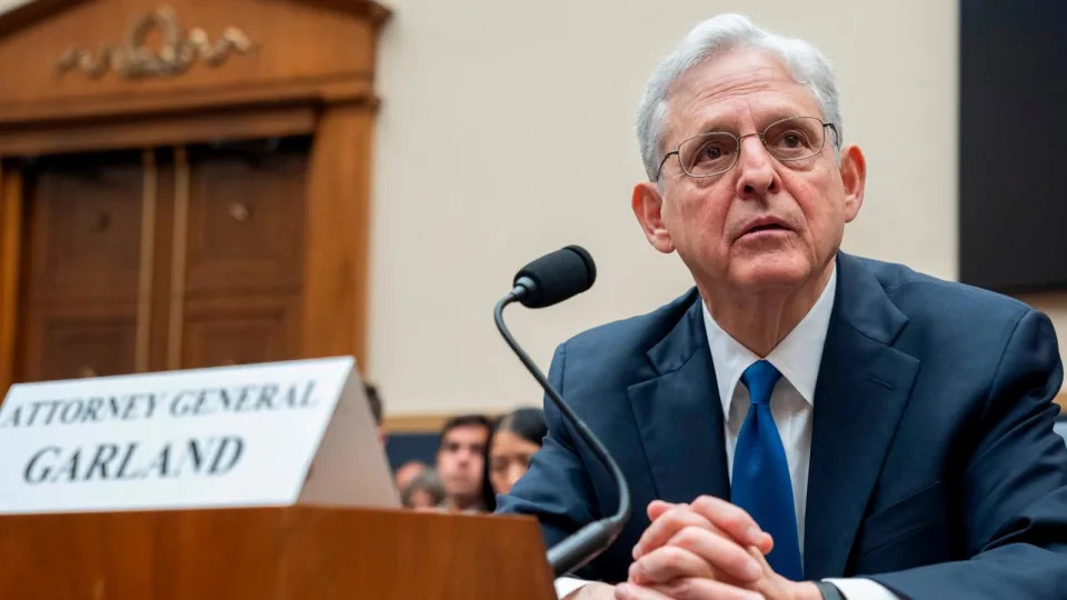 PHOTO: Attorney General Merrick Garland testifies during a House Judiciary Committee hearing on the Department of Justice, June 4, 2024, on Capitol Hill. (Jacquelyn Martin/AP)