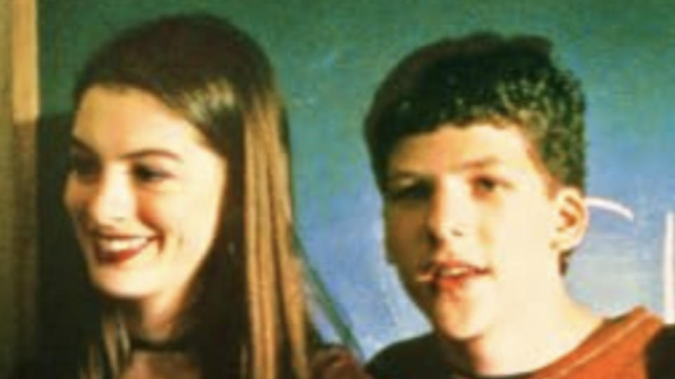 Anne Hathaway and Jesse Eisenberg in Get Real