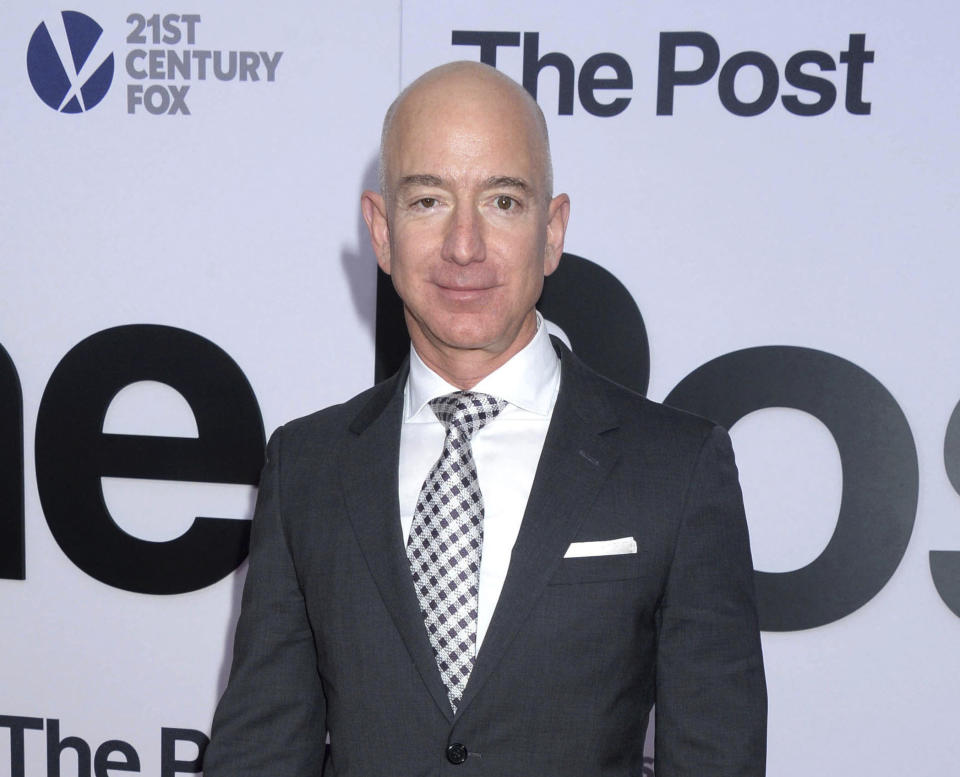 FEBRUARY 2nd 2021: Jeff Bezos will step down as Chief Executive Officer (CEO) of Amazon in the third quarter of 2021. He will transition into the role of Executive Chairman. - File Photo by: zz/Dennis Van Tine/STAR MAX/IPx 2017 12/14/17 Jeff Bezos at the premiere of 