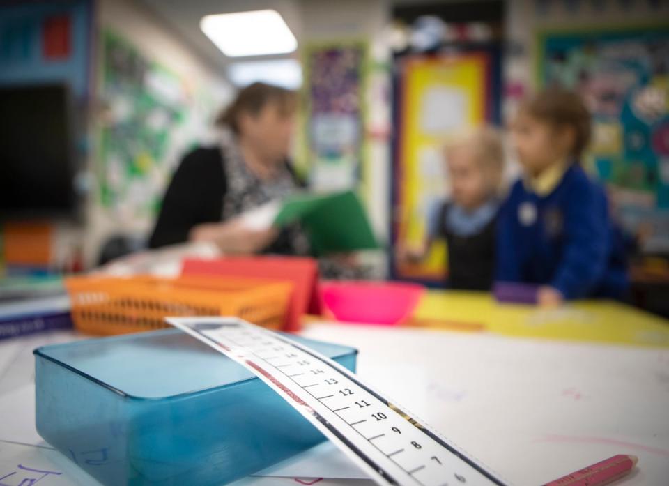 The report says one in six primary school high achievers from disadvantaged backgrounds missed out on the GCSE benchmark (Danny Lawson/PA) (PA Archive)