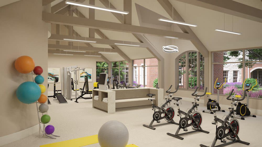 First Community Village fitness area