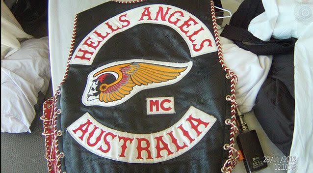 Police said they arrested two members of the Hells Angels OMCG Gold Coast chapter. Source: Queensland Police Service.