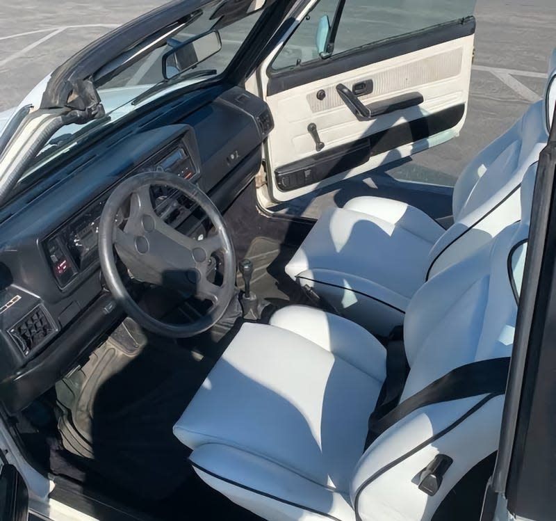 Photo: <a class="link " href="https://sandiego.craigslist.org/nsd/cto/d/encinitas-1983-vw-rabbit-convertible/7721862969.html" rel="nofollow noopener" target="_blank" data-ylk="slk:Craigslist;elm:context_link;itc:0;sec:content-canvas">Craigslist</a>