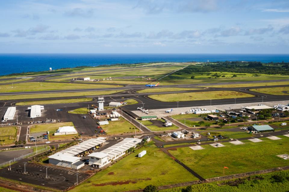 Lihue Airport on Hawaii's Kauai island.