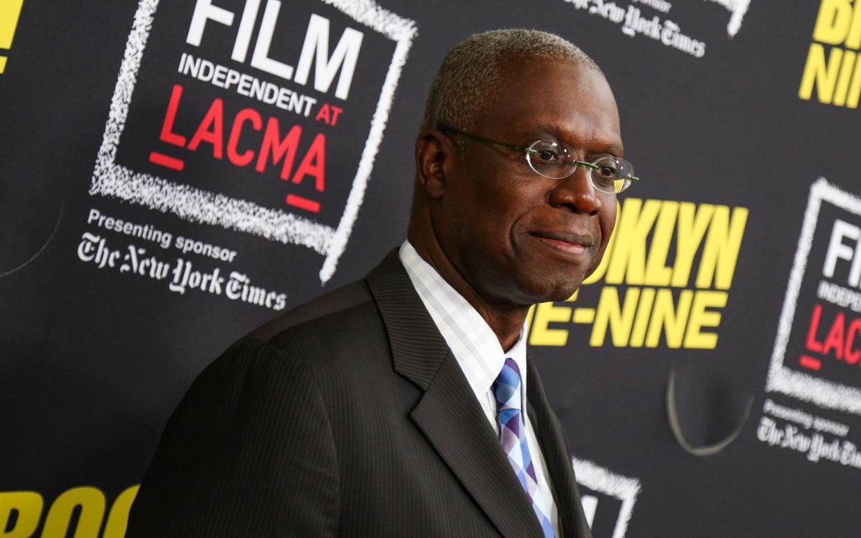 Braugher arrives at An Evening With Brooklyn Nine-Nine at Bing Theatre