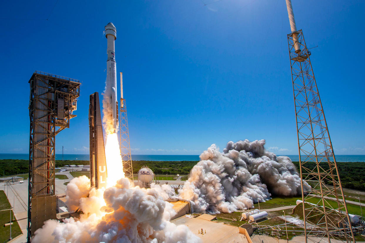 The Starliner astronauts blasted off from the Cape Canaveral Space Force Station on June 5 atop a United Launch Alliance Atlas 5 rocket. Initially expected to last about eight days, the mission stretched to 80 days before a decision ruling out a crewed return to Earth. / Credit: United Launch Alliance