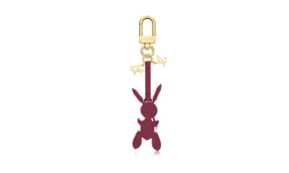 Louis Vuitton x Jeff Koons Keychain in Red