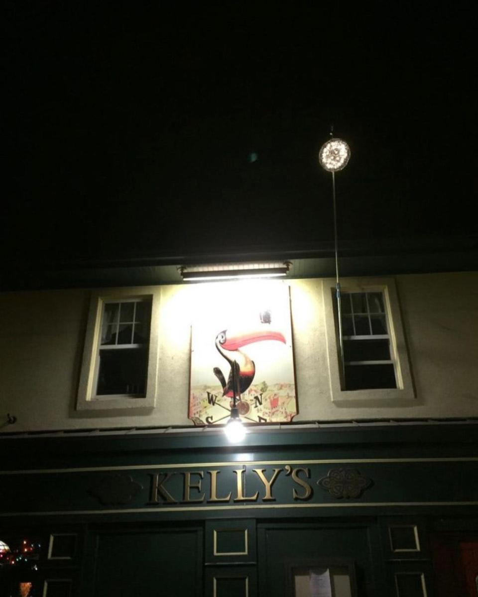 Kelly's Riverside Saloon hosts its annual Lighted Beaver Drop on New Year's Eve.