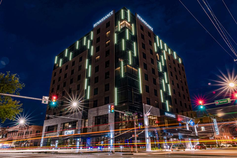 The Bricktown Renaissance Hotel opened in July 2022.