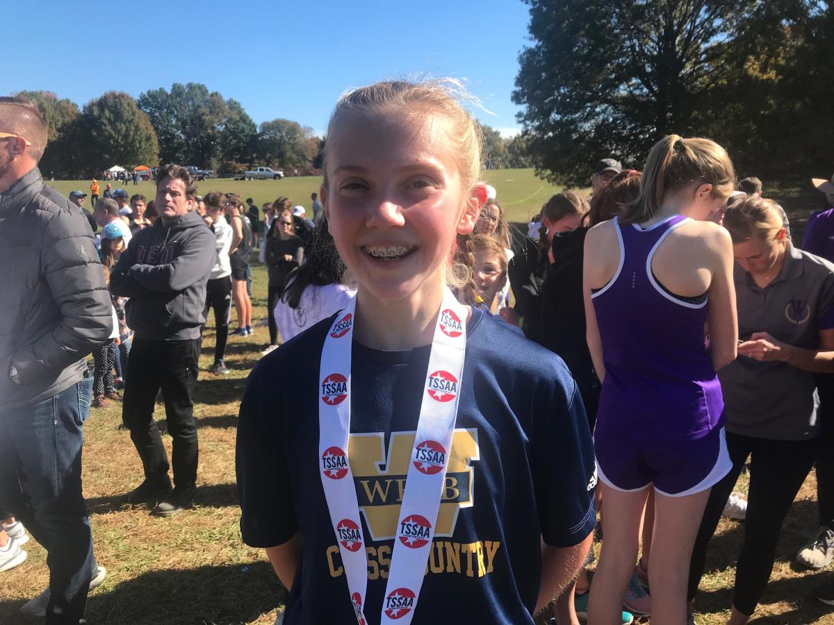 Abby Faith Cheeseman wins third straight TSSAA cross country championship