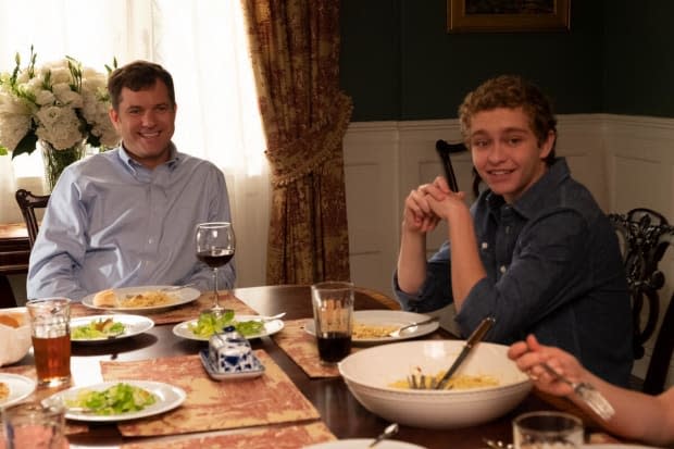 Bill (Joshua Jackson) and youngest son Moody (Gavin Lewis).