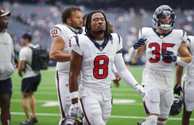 John Metchie III makes long-awaited NFL debut for Texans after