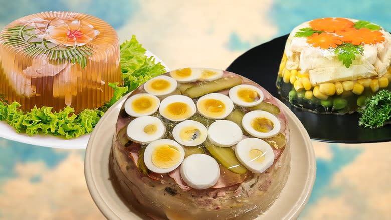 Cubes of aspic